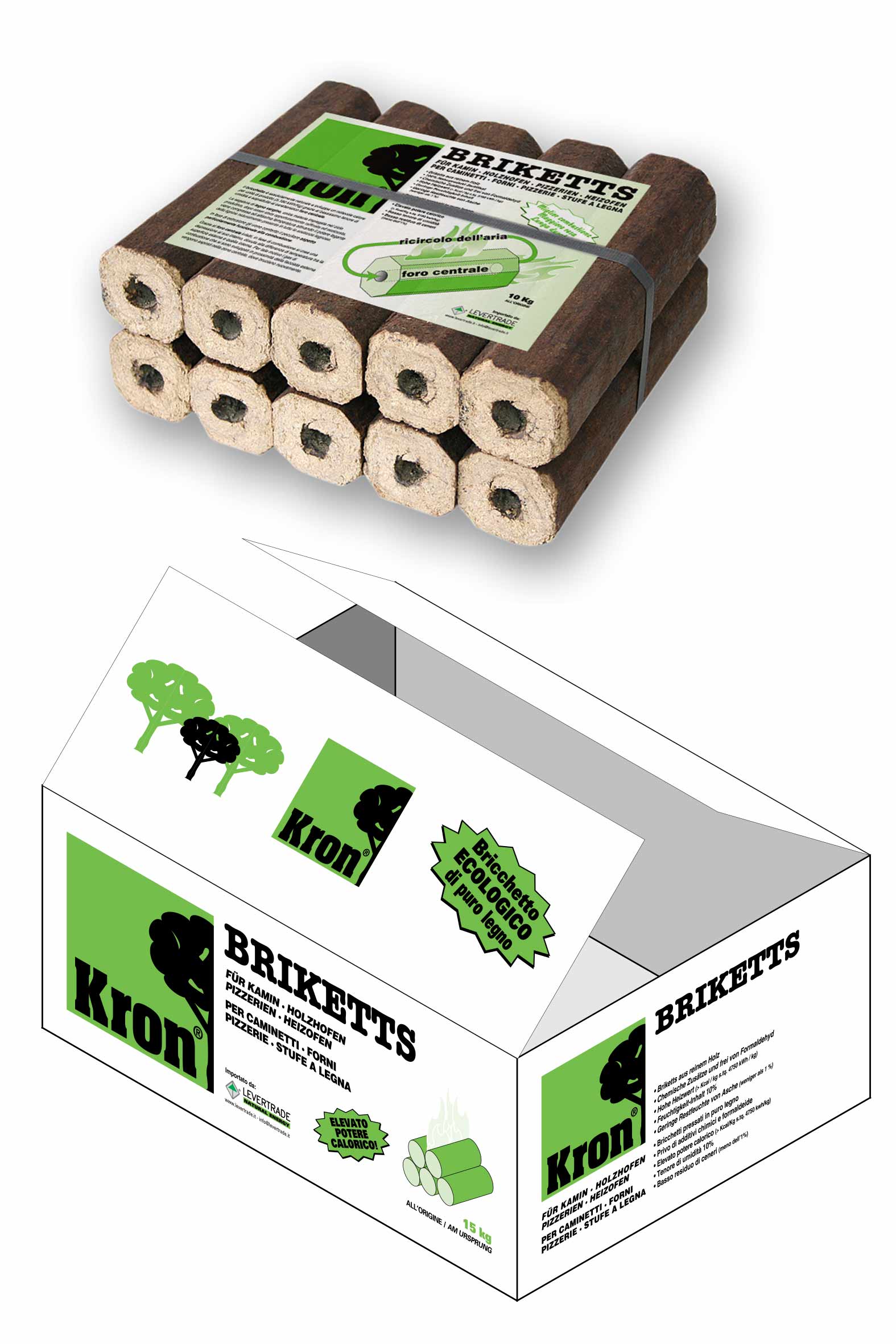 Levertrade - Briketts Kron